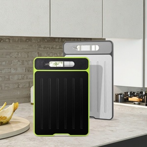 Double-Sided Cutting Board Aluminum Alloy Spray <b>Paint</b> Chopping Blocks With Support <b>Frame</b> for Knife Grinding Garlic - Product Image 6