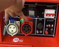 Groupe électrogène portable Binshi Super Silent 5KW essence, gaz naturel, biogaz, GPL, triphasé, AVR, ATS