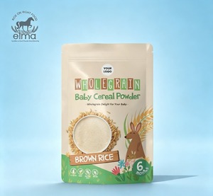 Cereal de Arroz Integral de Alta Calidad para Bebés, en Polvo, Bolsa de 500g, Textura Sedosa y Cremosa, Nutrición Infantil Rica en Nutrientes - Product Image 1