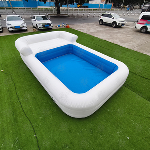 Hochwertiges, individuell anpassbares, aufblasbares <span class=keywords><strong>Pool</strong></span>-Sofa, faltbarer, riesiger aufblasbarer <span class=keywords><strong>Pool</strong></span> mit Sofa für Erwachsene und Kinder zum Spielen im Garten oder auf dem Hof. - Product Image 4