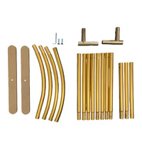 Arche de Fleurs en Alliage d'Aluminium pour Mariage, Guide de Route Parfait, Ornements de Bienvenue, Support de Fond de Scène, Aménagement d'Arrière-plan