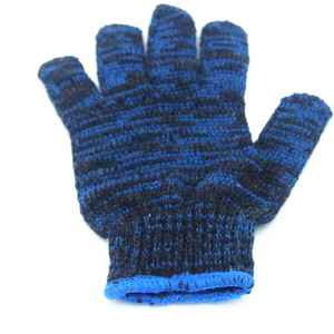 Labor Protection Cotton Hand Wear Resistant Knitted Safety Gloves Abrasion-Resistant Mixed Color Hand Glove Not <strong>Esy</strong> Dirty - Product Image 3