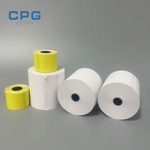 Servicio OEM Disponible, Papel para Caja Registradora Ecológico de 57x40mm, Rollo de Papel Térmico para Caja Registradora de Supermercado - Product Image 1