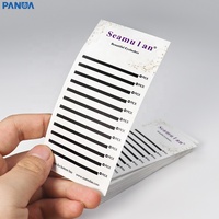 Autocollant d'impression personnalisée pour cils, étiquette adhésive, avec logo, boîte privée, étanche, pièces