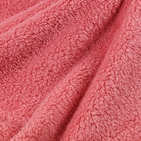 Tissu doux et abordable pour sweat à capuche, couverture brossée, flanelle, fourrure artificielle, tissu polaire pelucheux pour manteau et veste, tissu polaire brossé Sherpa