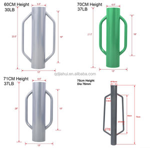 DIa-76cm(4 tamanho) Pile <span class=keywords><strong>Driver</strong></span> Heavy Duty <span class=keywords><strong>Post</strong></span> <span class=keywords><strong>Driver</strong></span> /Pounder com Handle <span class=keywords><strong>Post</strong></span> Rammer Mão Manual Pile <span class=keywords><strong>Driver</strong></span> Cerca Ferramentas - Product Image 4