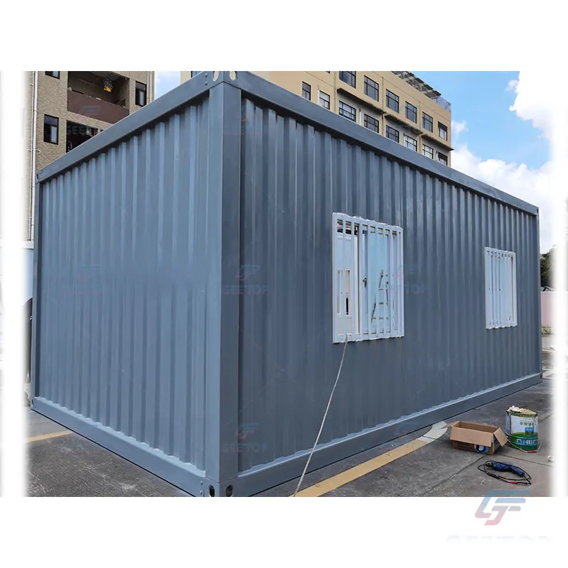 Projeto modular prefab container shipping house Luxury container ship modelo prefab fast-construção shipping container cafe