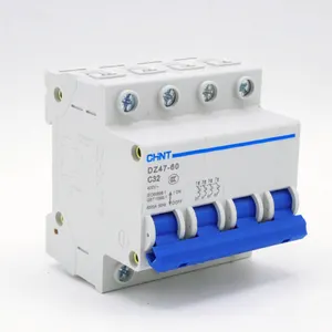 Famous brand Chint electric automatic cheap 2 poles residual current breakers circuit mcb