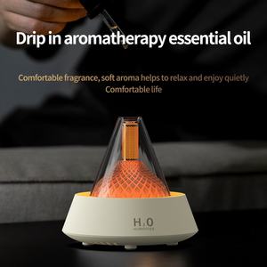 Smart Mini <b>Flame</b> Air <b>Humidifier</b> Waterless Portable Household Light Aromatherapy Essential Oil Diffuser Timing - Product Image 6
