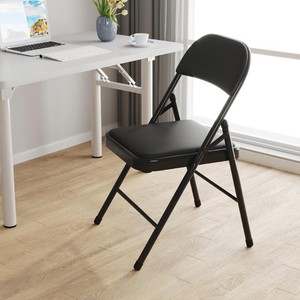 <span class=keywords><strong>Chaise</strong></span> pliante de direction de salle de réunion de conférence avec dossier rembourré en cuir PU de qualité supérieure - Product Image 3
