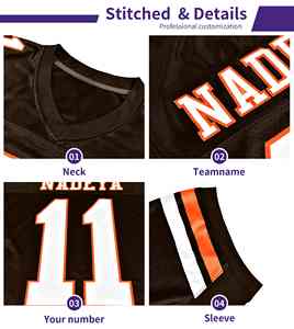 Custom <b>Black</b> Vegas Gold-<b>White</b> Classic Style Mesh Authentic <b>Football</b> Jersey - Product Image 6