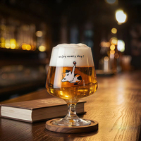 Verre à brandy de luxe, verre à cognac, verre à whisky, verre à dégustation, verre à pied court pour bar et usage domestique