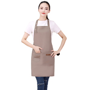 Tùy chỉnh hiện đại số lượng lớn Bán buôn giá rẻ nhất Tạp dề có thể điều chỉnh dây đeo Kid sơn Tạp dề bông vải tạp dề - Product Image 6