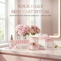 Kit Raffermissant PDRN : Sérum Ampoule ADN de Saumon Peptide Rose, Crème Masque Collagène pour une Peau Verne et Éclatante