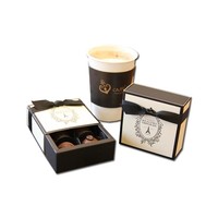 Boîte cadeau de luxe pour mariage, design personnalisé, bonbons, friandises, truffes, chocolat, avec inserts de tiroir