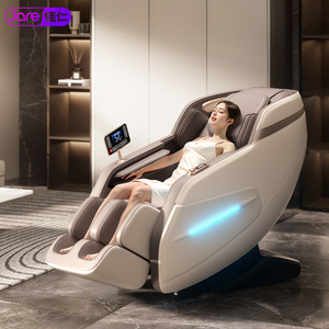 Jare Massage Chair Space Capsule Style Full Body 61 Airbags SL Guide Rail Twin Core White Automatic <b>Massager</b> - Product Image 1