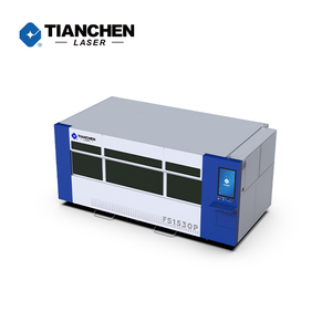 Máquina de Corte Láser de Fibra para Metal con Cubierta Completamente Cerrada, Plataforma de Intercambio, Refrigeración por Agua, CNC, Compatible con Formatos AI/<span class=keywords><strong>BMP</strong></span>/PLT - Product Image 1