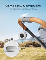 Machine à Bruit Blanc avec 39 Tonalités Apaisantes Lumière LED Aide au Sommeil pour Bébés Enfants Adultes-Marron