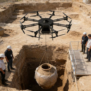 Dron Industrial de Alta Resistencia GT300, Carga Útil de 300 kg, Larga Duración, Motor sin Escobillas de 16 Rotores, 4K UHD, Soporte de Altitud de 6000 m - Product Image 1