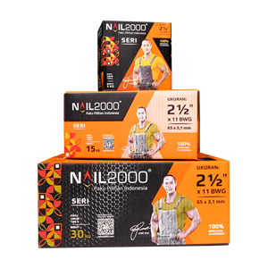 Clavos Comunes de Acero Pulido de Alta Resistencia con Cabeza Antideslizante para Estructuras y Cubiertas - Product Image 2