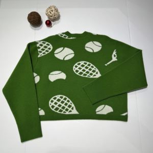 Maglione Invernale da <span class=keywords><strong>Donna</strong></span> a Maniche Lunghe con Collo Tondo, Design Moderno in <span class=keywords><strong>Maglia</strong></span> a Rete, Stile Sportivo - Product Image 3