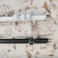YCSP Rails de rideau silencieux en alliage d'aluminium de style moderne pour la décoration intérieure et l'application de fenêtre