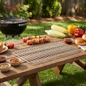 Commercial Grade Cooling <b>Rack</b> 304 Stainless Steel Cookie Tray <b>Rack</b> for <b>Baking</b> BBQ grill - Product Image 3