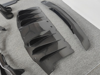 Pour Ferrari 458 Spider V style fibre de carbone bord de pare-chocs avant diffuseur arrière jupe latérale becquet feu arrière calandre kit de carrosserie