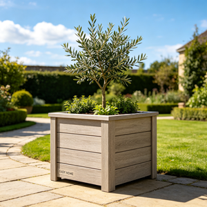 <span class=keywords><strong>Jardinera</strong></span> <span class=keywords><strong>Rectangular</strong></span> de WPC al por Mayor, <span class=keywords><strong>Jardinera</strong></span> de Madera y Plástico Compuesto para Patio, Jardín, Flores y Vegetales - Product Image 1