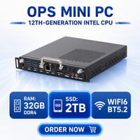Module OPS sans ventilateur INYUDA M12U M13U, processeur Intel Core I5 I7 de 12e/13e génération, mini PC industriel pour tableau blanc interactif