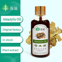Huile d'extrait de rhizome d'Atractylodes de qualité supérieure - 100 % pure, Atractylodes Chinensis du Nord, qualité alimentaire, disponible en bouteille et en fût