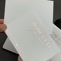Carte de visite personnalisée de luxe en feuille d'or Impression de cartes de remerciement pour les petites entreprises