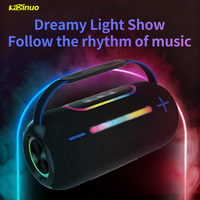 Kasinuo para Bajo Doble de 5.3 Pulgadas, con Diafragma, Luz LED RGB, 3600mAh, IPX4 Impermeable, TWS Estéreo, Portátil, para Exteriores, Hogar, Teatro, Fiestas