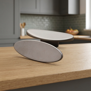 Wholesale Modern Brushed Nickel Zinc <b>Cabinet</b> Knobs Drawer Pulls Matte Finish Eco-Friendly Bathroom <b>Kitchen</b> Wardrobe Dresser - Product Image 2