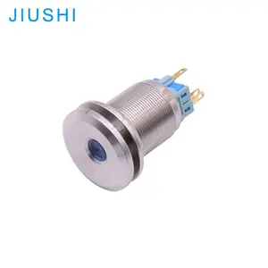 Smart toilet foot kick switch 25mm waterproof led illuminated push button foot switch for toilet customizable