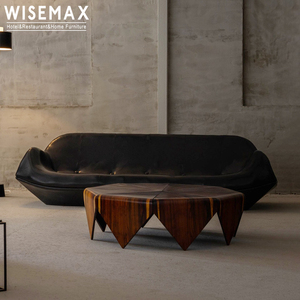 WISEMAX moderni mobili <span class=keywords><strong>per</strong></span> la casa Vintage forma organica Chesterfield divano e poltrona Set con rivestimento in pelle <span class=keywords><strong>per</strong></span> soggiorno - Product Image 5
