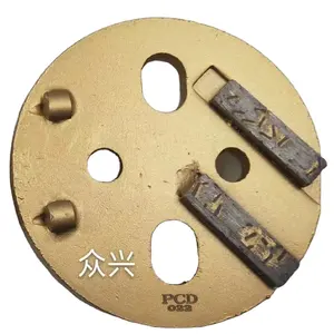 Venta caliente de fábrica PCD Raspador Disco de placa de molienda de diamante PCD almohadillas de pulido para eliminación de recubrimiento
