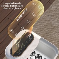 Neue Faltbare Fußbadewanne Elektrische Massage Zeitgesteuerte Intelligente Konstanttemperatur-Heizung Vollautomatische Fußwaschanlage für Zuhause
