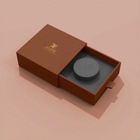 Boîte à crème personnalisée carrée élégante avec insert en mousse et insert en velours pour crème pour le visage, pour offrir en cadeau, emballage rigide