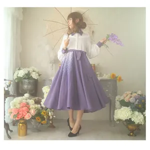 Ajisai fuji higanbana 긴 여름 캐주얼 드레스 여성 애니메이션 드레스