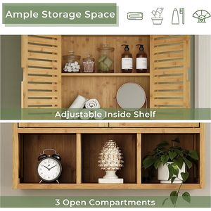 Gabinete de panel de bambú con puerta a prueba de polvo de cocina de pie de tablón moderno personalizado al por mayor - Product Image 6