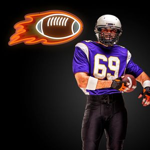 American football Letreros Neon LED indoor hanging ambient light shop <b>sign</b> wall decoration light entrance indicator light 5v 12v - Product Image 4