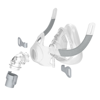 Masques CPAP souples en silicone avec couvre-chef, adaptés à divers modèles de machines, masque d'apnée du sommeil CPAP