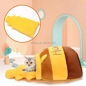 Perrera de tela de terciopelo con forma de tarro de miel para mascotas, cama para gatos, perros y <span class=keywords><strong>Chihuahua</strong></span> de tamaño pequeño - Product Image 6