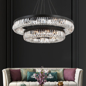 Lámparas de Techo Inteligentes Estilo Bourgeois con Ventilador Negro y Sistema de Música, Decoración para Mesa de Comedor, Lámpara de Araña para Eventos - Product Image 3