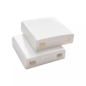 ftth fiber optic terminal box 2 port 86 wall panel 2 cores box with sc connector86*86mm Wall Mounted Face plate sc pigtail 0.9mm