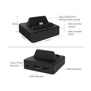 Station d'accueil convertisseur vidéo HD TNS-1828 pour Switch, base de conversion TV portable pour accessoires NS - Product Image 2