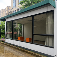 Showroom en conteneur de 20 pieds |   Espace d'exposition préfabriqué pour le commerce de détail |   Intérieur de couleur personnalisée |   Garantie de 5 ans