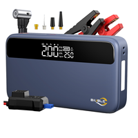 Démarreur portable 10000mAh 3750A, batterie externe d'urgence, compresseur d'air 150PSI, écran numérique, éclairage LED pour voiture et SUV