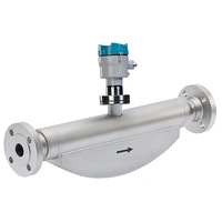 Débitmètre massique Coriolis Siemens FC330 petit calibre avec capteur, écran LCD rétroéclairé, données de micro-débit en temps réel pour eau/gaz/liquide/huile, OEM